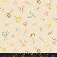 Paper Cuts 2 Snip Snip Parchment Yardage by Rashida Coleman Hale for Ruby Star Society | RS1111 11