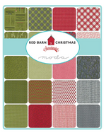Red Barn Christmas Mini Charm by Sweetwater for Moda Fabrics | 55540-MC | Precut Fabric Bundle