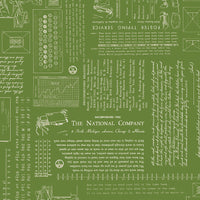 TYPE/ography Basil Yardage by Lori Holt of Bee in My Bonnet for Riley Blake Designs | C16850-BASIL