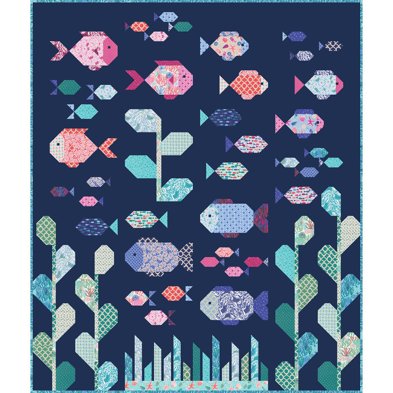 PRESALE Lagoon Quilt Kit Boxed | Reef by Kate Spain for Moda Fabrics | KIT27340
