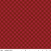 Christmas Time Plaid Red Yardage by Dani Mogstad for Riley Blake Designs | C17824-RED