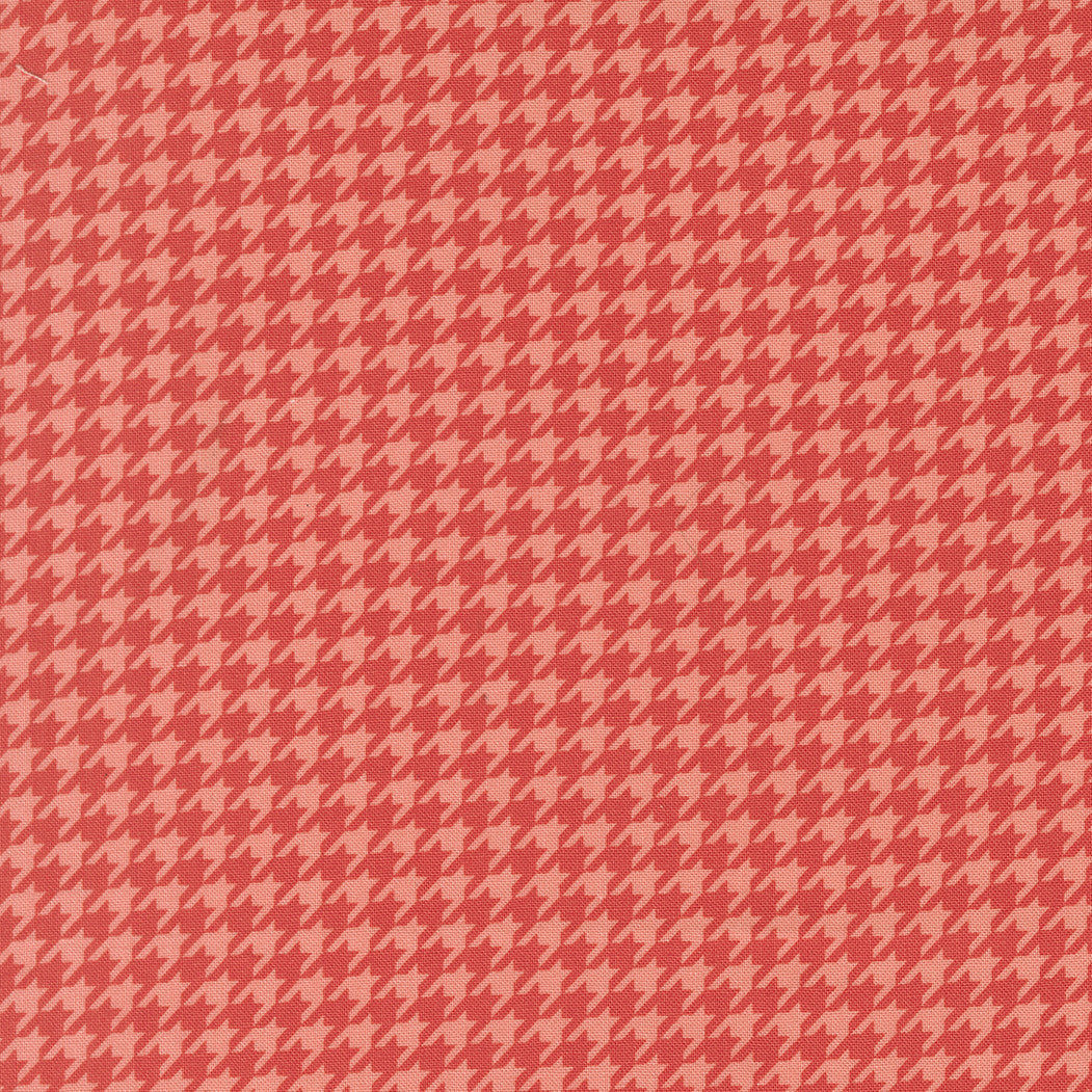 PRESALE Poinsettia and Pear Houndstooth Geranium Yardage by Sherri & Chelsi for Moda Fabrics | 37718 16