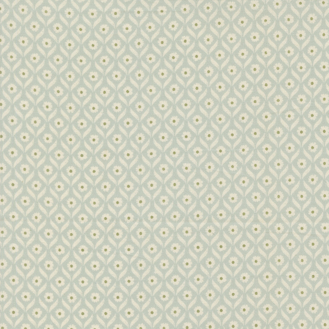 PRESALE True Love Wall Flower Robins Egg Yardage by Lella Boutique for Moda Fabrics | 5262 14