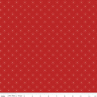 PRESALE Americana Sparkle Schoolhouse Yardage by Lori Holt of Bee in My Bonnet for Riley Blake Designs | C16086-SCHOOL