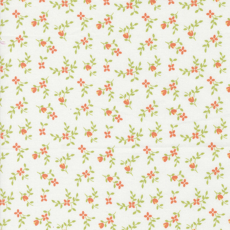 PRESALE Cali & Co Vine and Bud Cloud Melon Yardage by Corey Yoder for Moda Fabrics | 29192 14