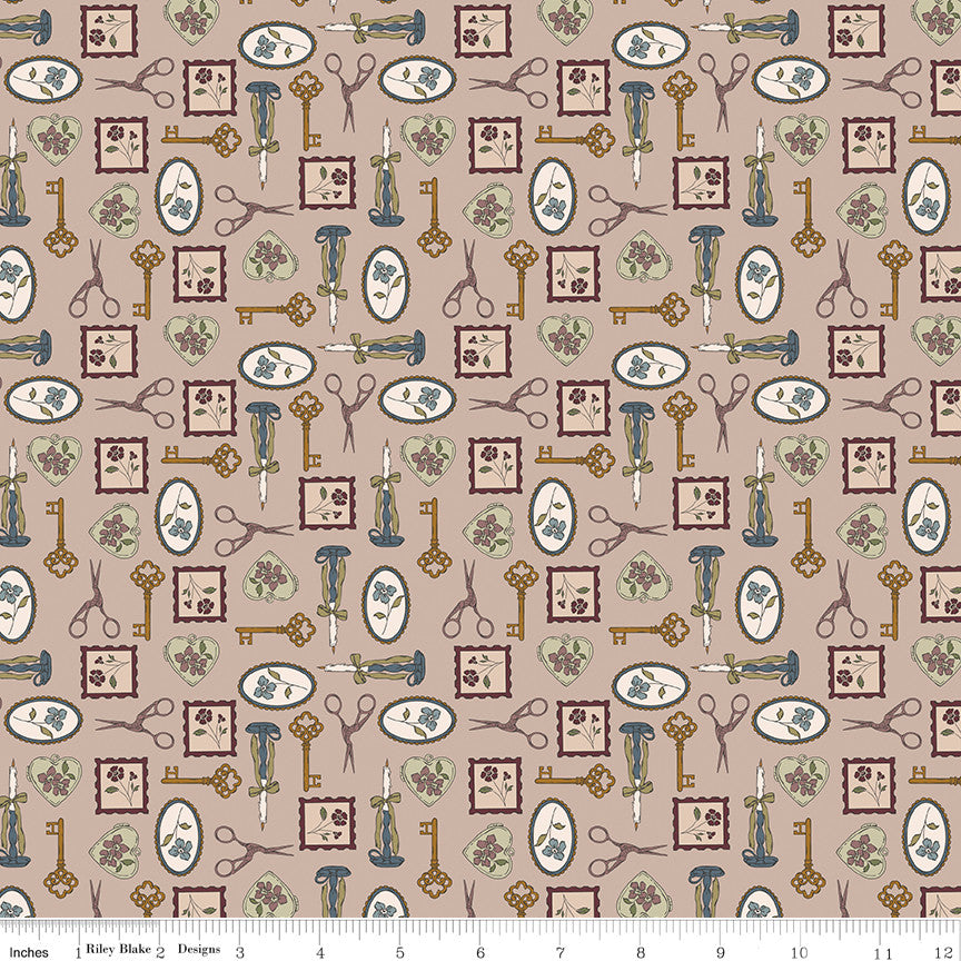 PRESALE Charmed & Treasured Charmed Doe Yardage by Kassidy Grace for Riley Blake Designs | C18161-DOE