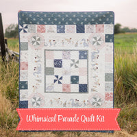 PRESALE Whimsical Parade Quilt Kit With Story Land by Sarah Jane for Riley Blake Designs |Quilt Size 51 1/2" x 65 1/2" | FREE PATTERN