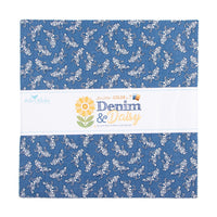PRESALE Denim & Daisy 10" Stacker by Lori Holt of Bee in my Bonnet for Riley Blake Designs | 42 Pcs | 10-18130-42