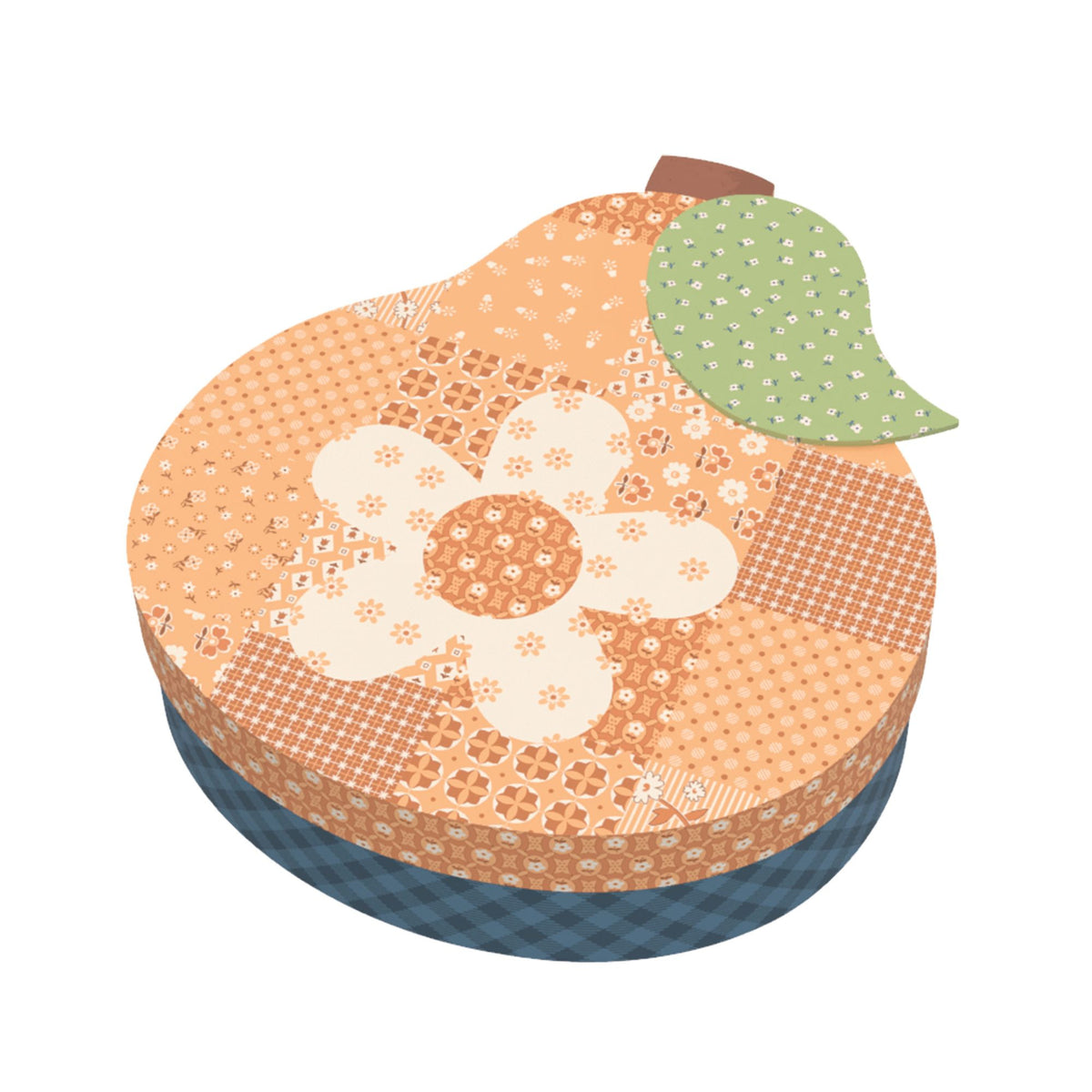 PRESALE Sweet Golden Pears Quilt Kit With Denim & Daisy by Lori Holt of Bee in my Bonnet |  KT-18130