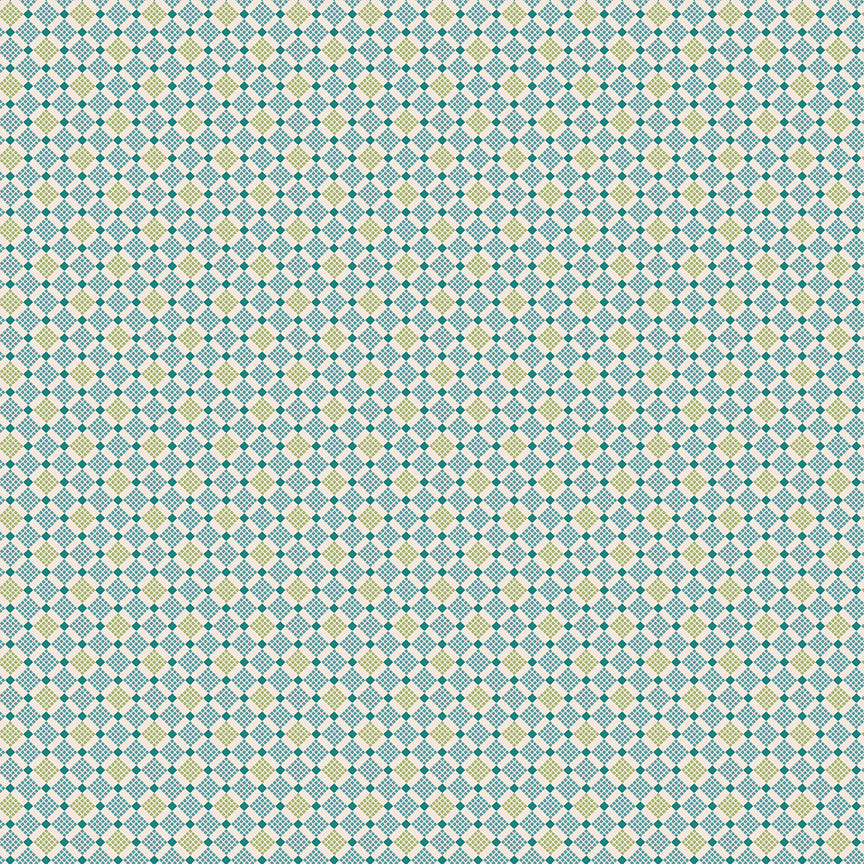 Piece & Plenty Plaid Lagoon Yardage by Lori Holt of Bee in my Bonnet | 5 Yard Cut | C15880-LAGOON
