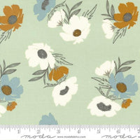 Sale! Woodland and Wildflowers Pale Mint Bold Bloom Yardage by Fancy That Design House for Moda Fabrics | 45582 20