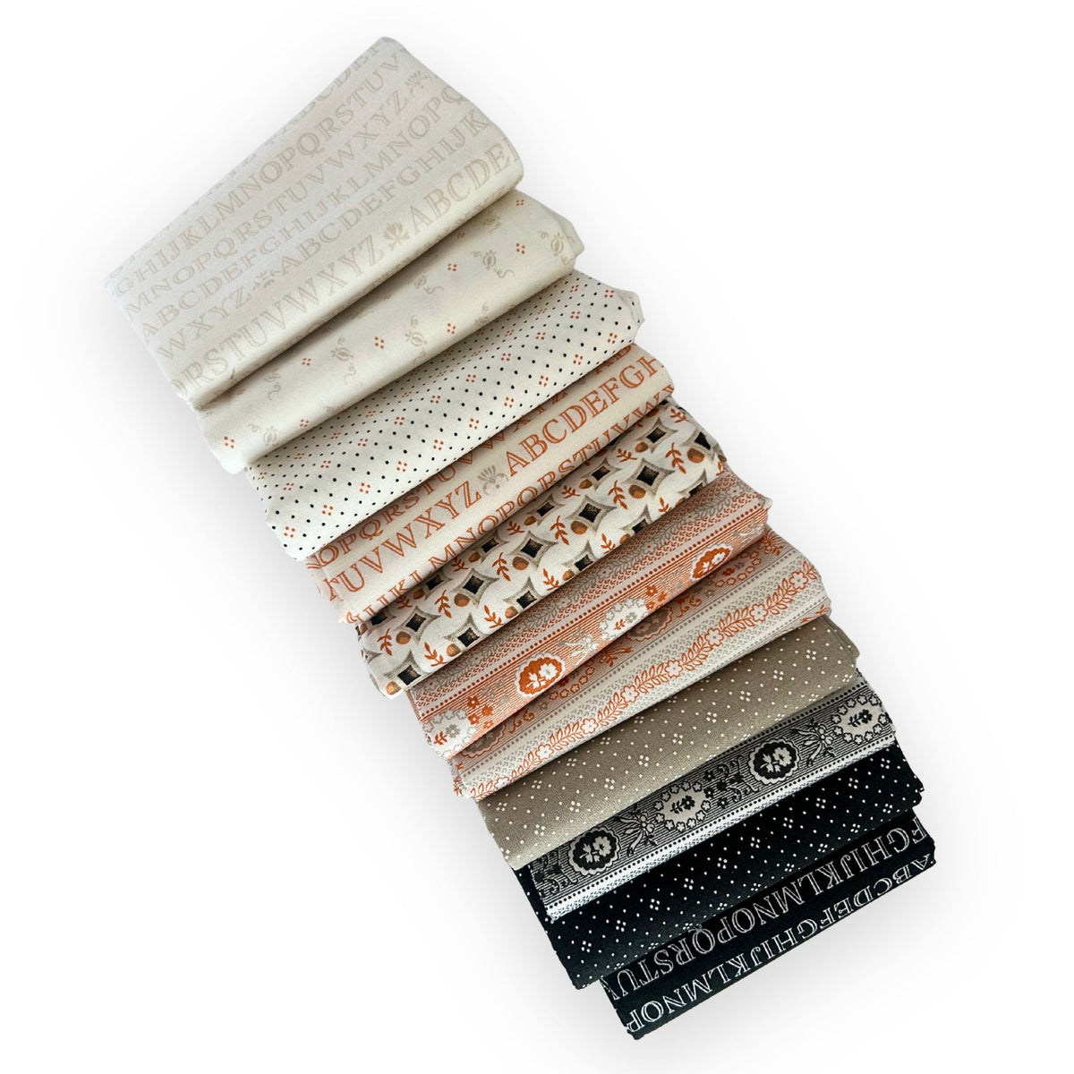 Fall Halloween Fat Quarter Bundle | Agatha Road by Fig Tree & Co for Moda Fabrics | 11 Fat Quarters | Curated Bundle