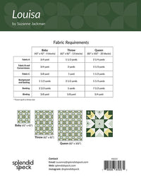 Louisa Quilt Pattern by Suzanne Jackson for Splendid Speck | 3 Size Options