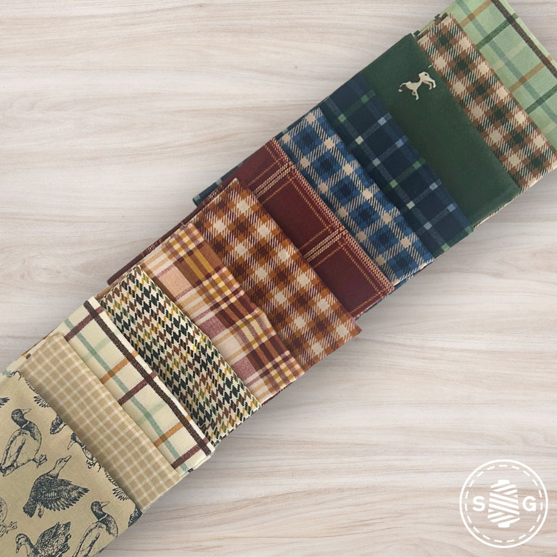 Plaid-Venture Club Custom Fat Quarter Bundle by The RBD Designers for Riley Blake Designs | 13 Fat Quarters