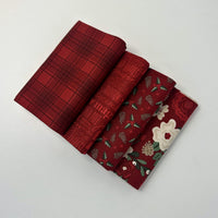 Evergreen Wishes Custom Fat Quarter Bundle Red by Traci Reed for Riley Blake Designs | 4 FQs | Curated Bundle