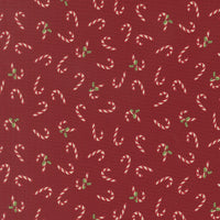 PRESALE Holiday Cheer Candy Cane CardinalYardage by Stacy Iest Hsu for Moda Fabrics | 20975 18