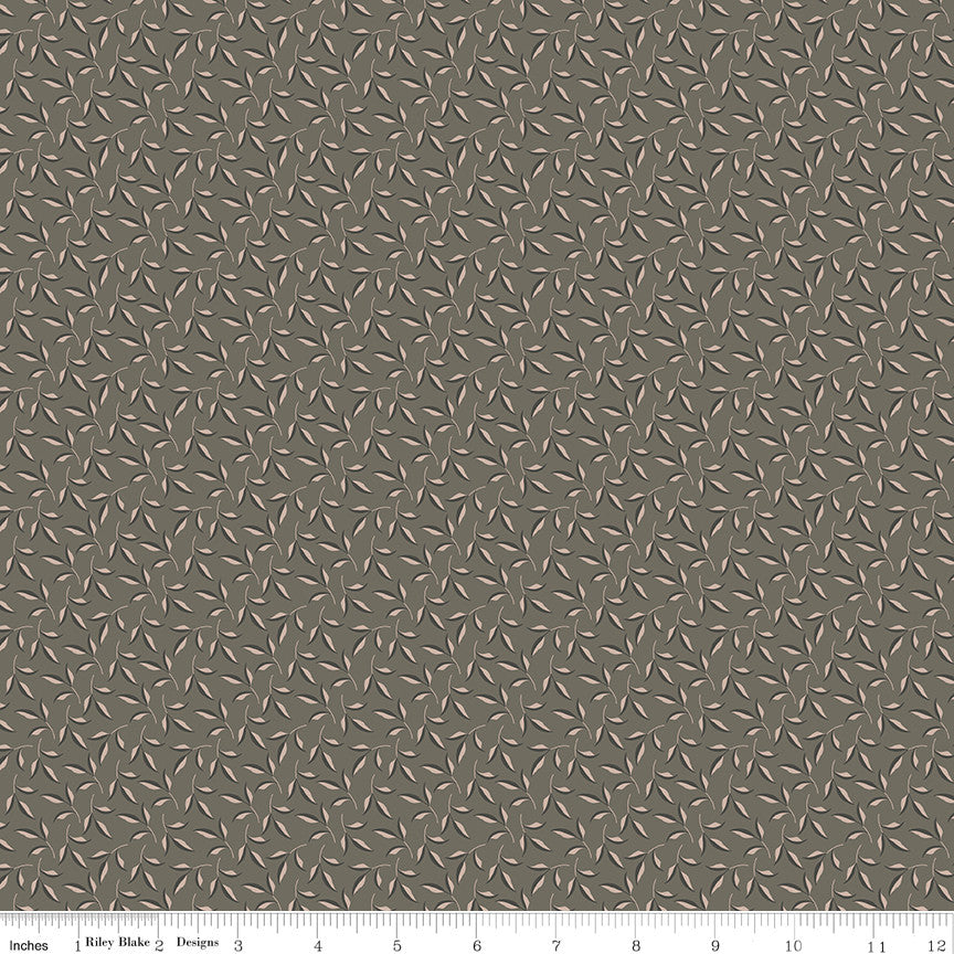 PRESALE Charmed & Treasured Evergreen Gray Yardage by Kassidy Grace for Riley Blake Designs | C18166-GRAY