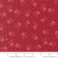PRESALE Je T'aime Roses Are Red Scarlet Yardage by Stacy Iest Hsu for Moda Fabrics | 20995 18