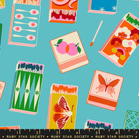 PRESALE Trinketry Matchmaker Turquoise Yardage by Melody Miller for Ruby Star Society | RS0109 18