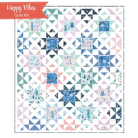 PRESALE Happy Vibes Quilt Kit | Wishes by Jill Howarth for Riley Blake Designs | Quilt Size 62 1/2" x 72 1/2"