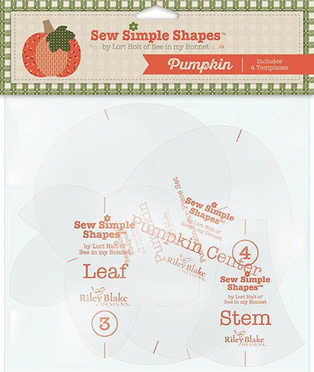 PRESALE Pumpkin Sew Simple Shapes by Lori Holt of Bee in My Bonnet | STT-36489