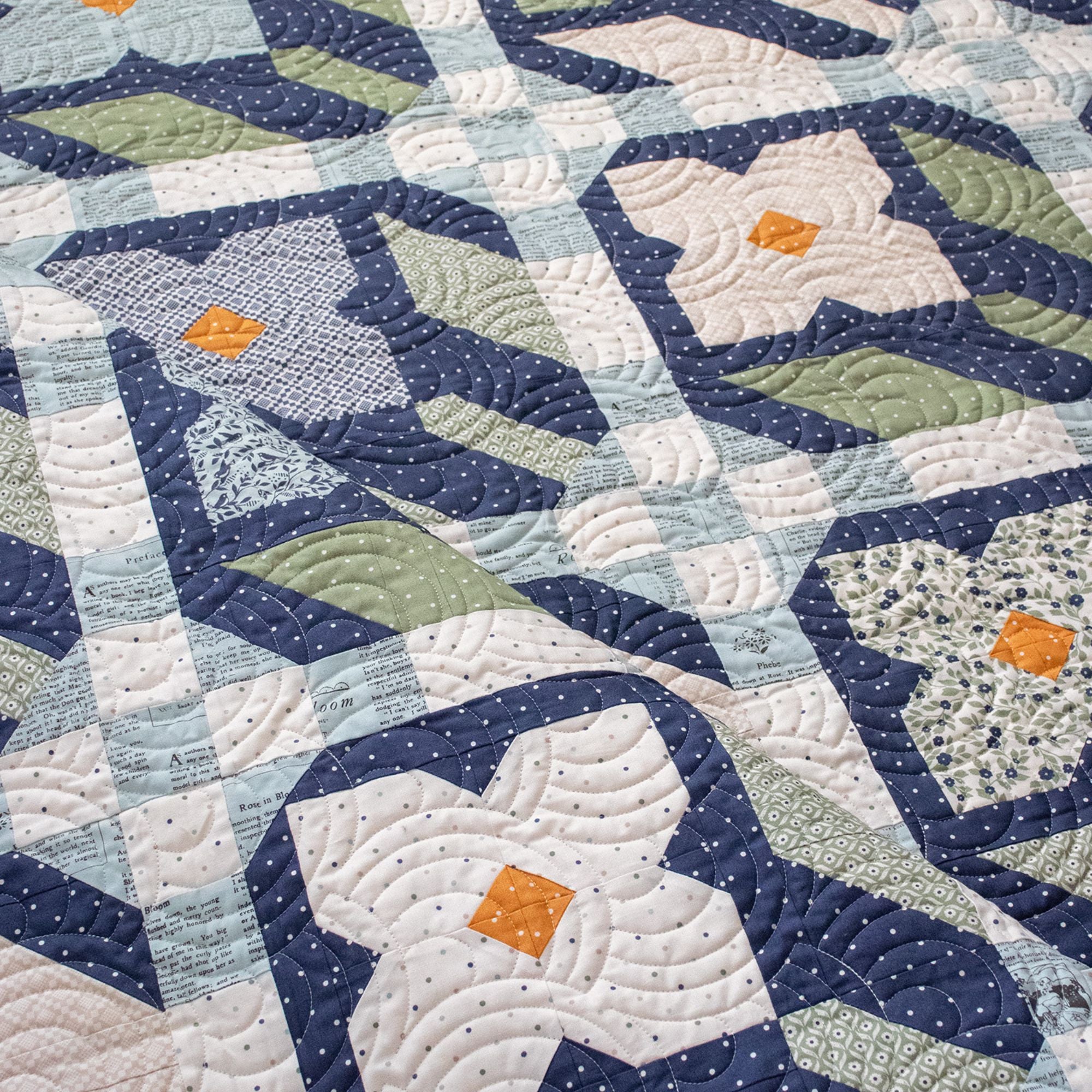 PRESALE Flower Press Custom Quilt Kit With True Love by Lella Boutique for Moda Fabrics | Quilt Size 72 1/2” x 72 1/2”