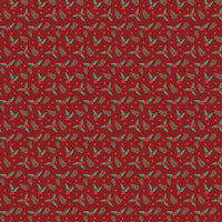 PRESALE Evergreen Wishes Holly Berries Red Yardage by Traci Reed for Riley Blake Designs | C17814-RED