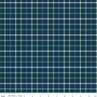 Plaid-Venture Club Camper Navy Yardage by The RBD Designers for Riley Blake Designs | C17047-NAVY