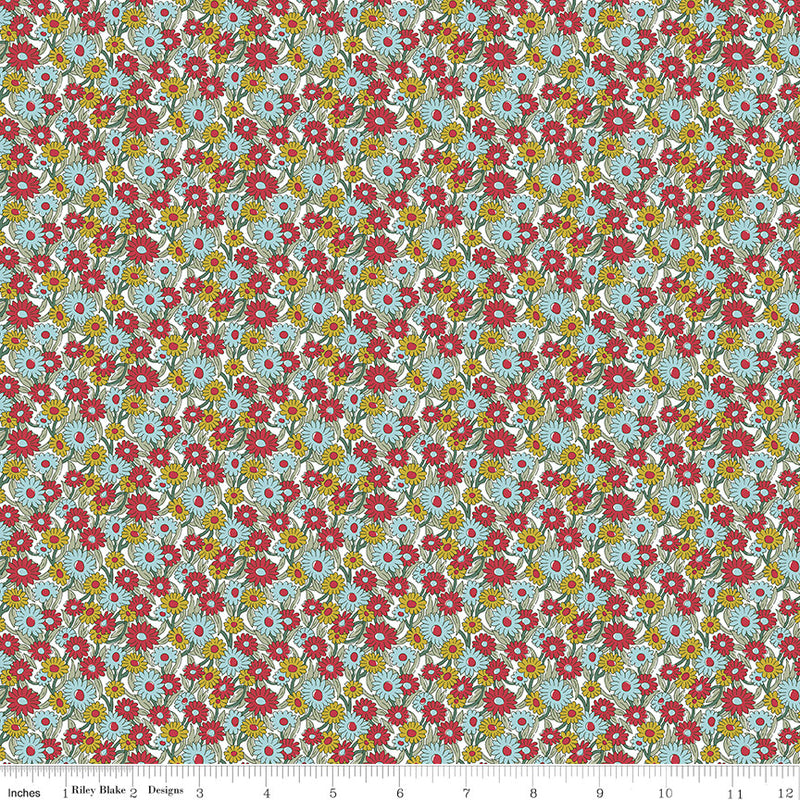 Liberty Fabrics Heirloom Collection 4 Marguerite Meadow C Yardage for Riley Blake Designs | 016668111C