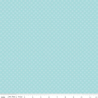 Whimsical Woodland Circle Dots Aqua Yardage by Tasha Noel for Riley Blake Designs | C17647-AQUA