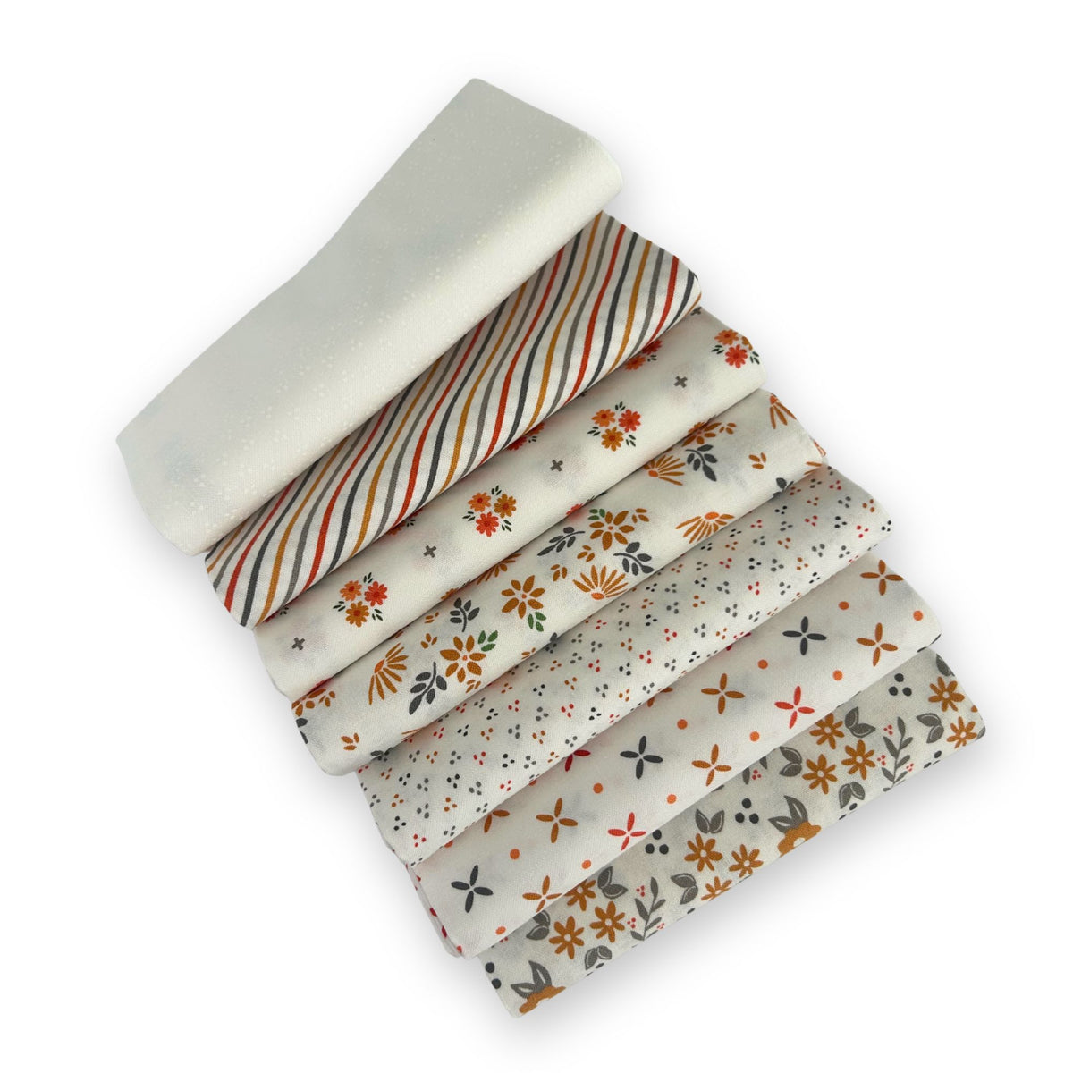 Fall Fat Quarter Bundle Low Volume | Birch and Willow by Sherri & Chelsi for Moda Fabrics | 7 Fat Quarters | Curated Bundle