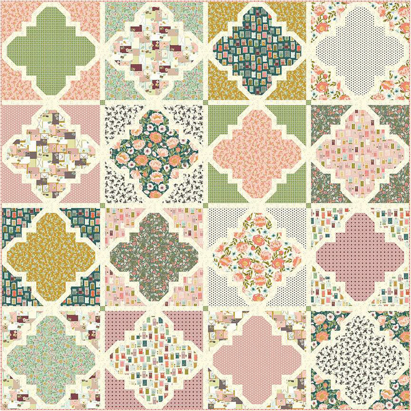 Quatrefoil Quilt Pattern by Wendy Sheppard | WS10 | Modern Quilt Pattern