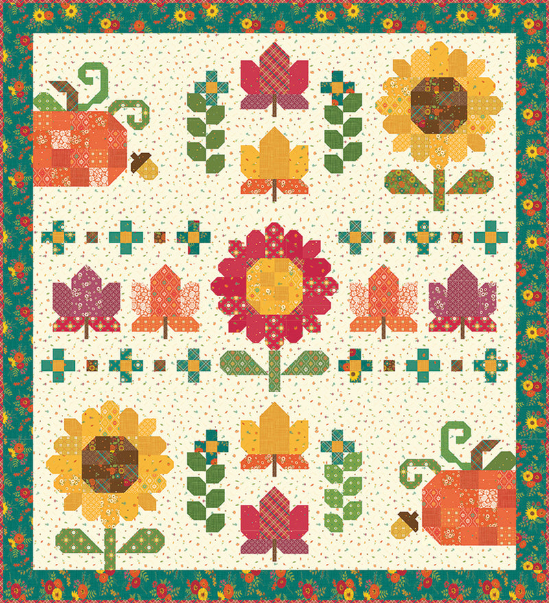 Heather Peterson Autumn Afternoon Sampler Quilt Pattern | P154-AUTUMNAFTERNOON