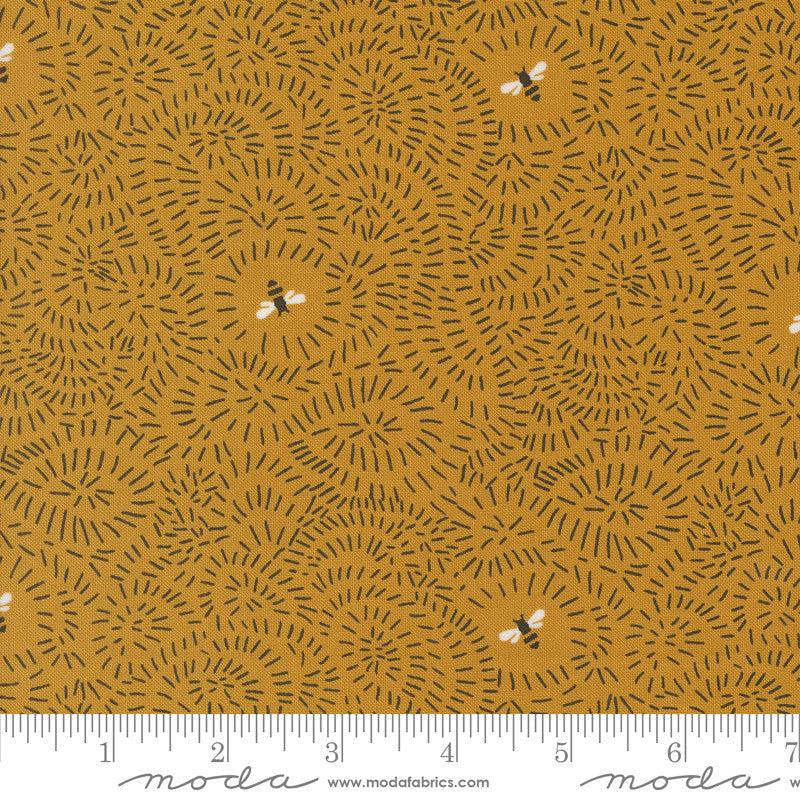 Bee Garden Twists and Turns Beeswax by Gingiber for Moda Fabrics | 48415 14