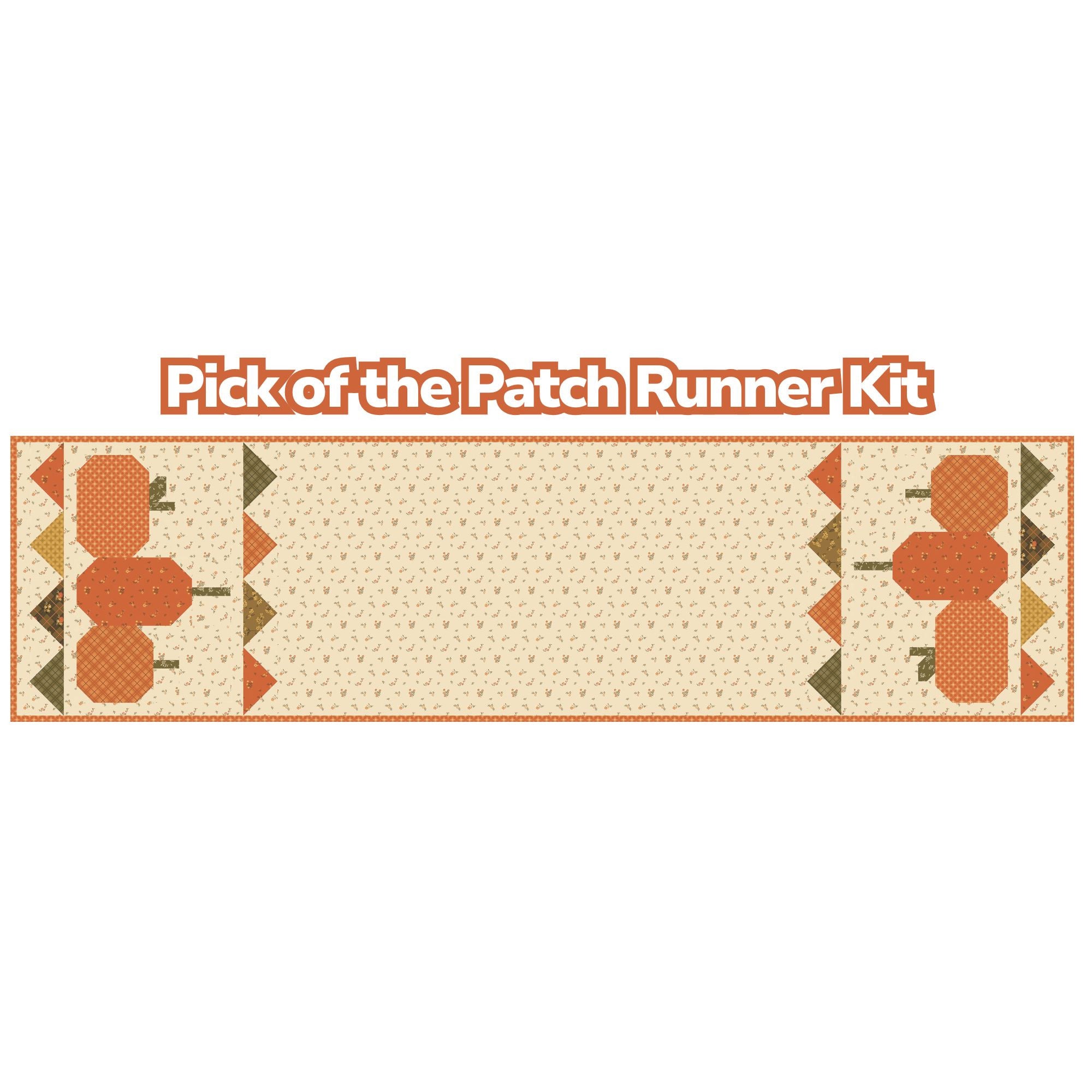 Pick of the Patch Runner Kit Boxed With Bountiful by Sandy Gervais for Riley Blake Designs | KT-17860