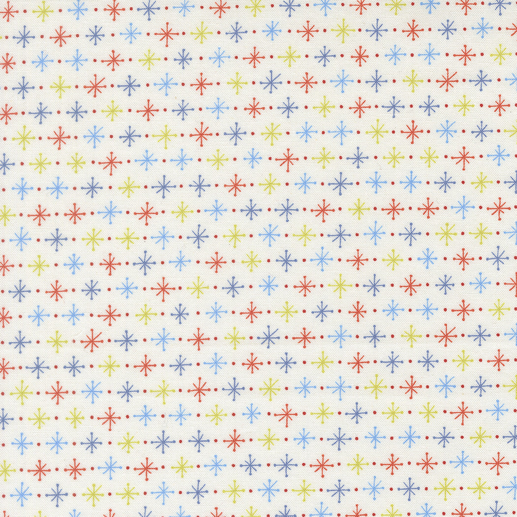 PRESALE Rosie Twinkling Star Whipped Cream Yardage by Fig Tree & Co for Moda Fabrics | 35422 11