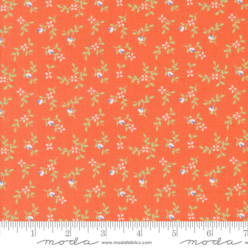 PRESALE Cali & Co Vine and Bud Melon Yardage by Corey Yoder for Moda Fabrics | 29192 34