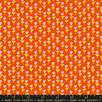 PRESALE 1 800 Calico Tulips Warm Red Yardage by Alexia Abegg for Ruby Star Society | RS4169 13