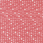 PRESALE Love Blooms Arrow Stripes Lipstick Yardage by Lella Boutique for Moda Fabrics | 5222 13