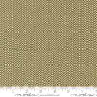 PRESALE Berry And Pine Yule Herringbone Sage Yardage by Lella Boutique for Moda Fabrics | 5246 12