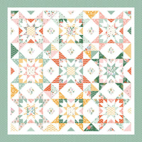 Nesting Stars Custom Quilt Kit With Meadow Moments by Little Forest Atelier for Riley Blake Designs | Quilt Size 64" x 64"