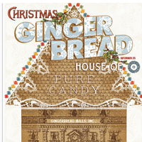 PRESALE Gingerbread House Panel by J. Wecker Frisch for Riley Blake Designs | P17840-PANEL