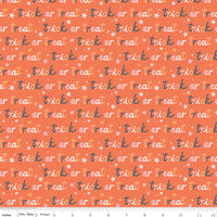 PRESALE Hey Pumpkin Trick or Treat Orange Yardage by My Mind's Eye for Riley Blake Designs | C16034-ORANGE