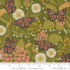 Bee Garden Summer Butterfly Metallic Ivy by Gingiber for Moda Fabrics | 48412 12M