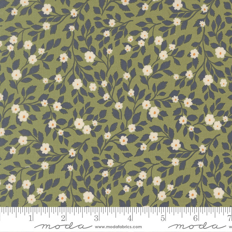 PRESALE True Love Daydream Posies Fern Yardage by Lella Boutique for Moda Fabrics | 5261 15