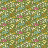 Little Darlin' Floral Fields Green Yardage by the RBD Designers for Riley Blake Designs | C16971-GREEN