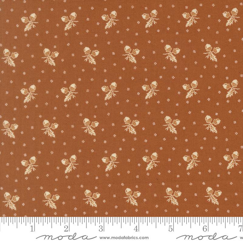 PRESALE Butternut and Sage Acorn Medley Cinnamon Yardage by Fig Tree & Co for Moda Fabrics | 35445 18