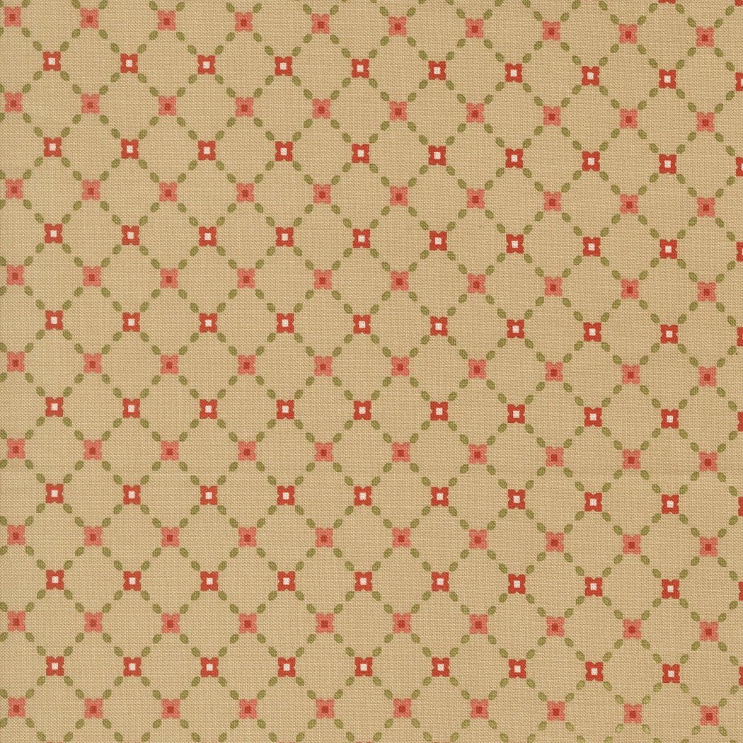 PRESALE Garden Glam Perennial Oatmeal Yardage by Lella Boutique for Moda Fabrics | 5273 12