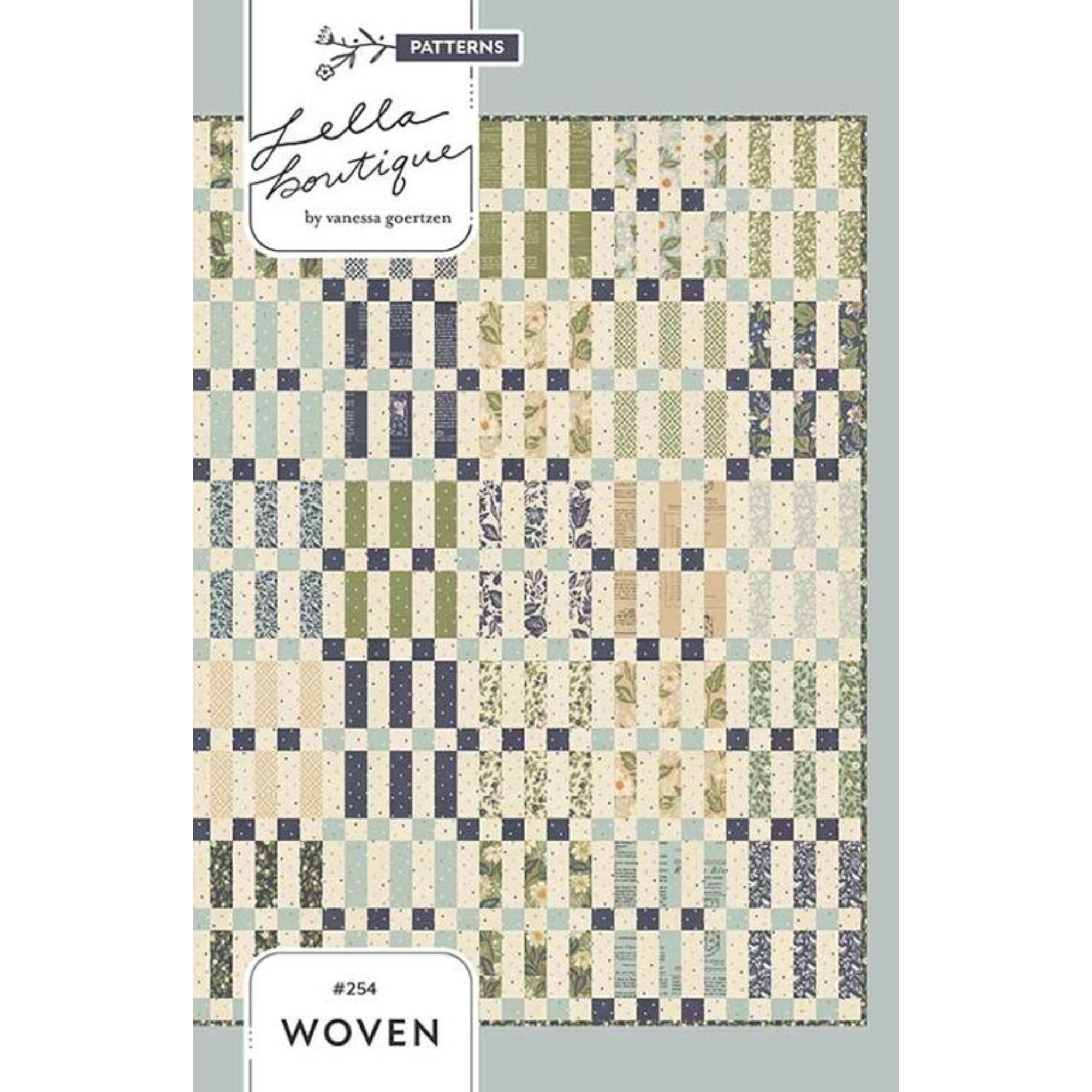 PRESALE Woven Custom Quilt Kit With True Love by Lella Boutique for Moda Fabrics | Quilt Size 72 1/2” x 80 1/2”