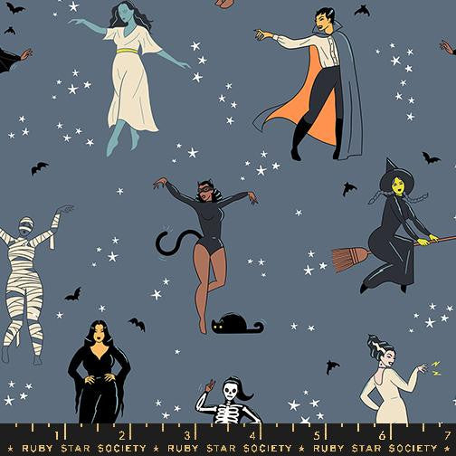 Good Spirits Hey Boo Ghostly Yardage by Ruby Star Society Halloween Fabric| RS5139 14G | Cut Options